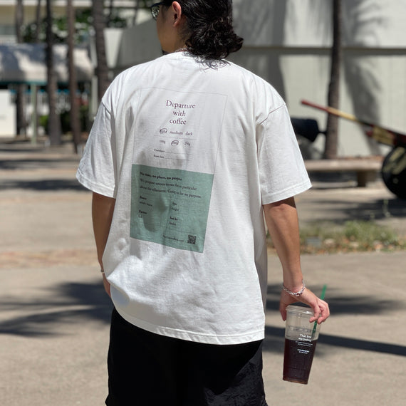 Departure with coffee / coffee label