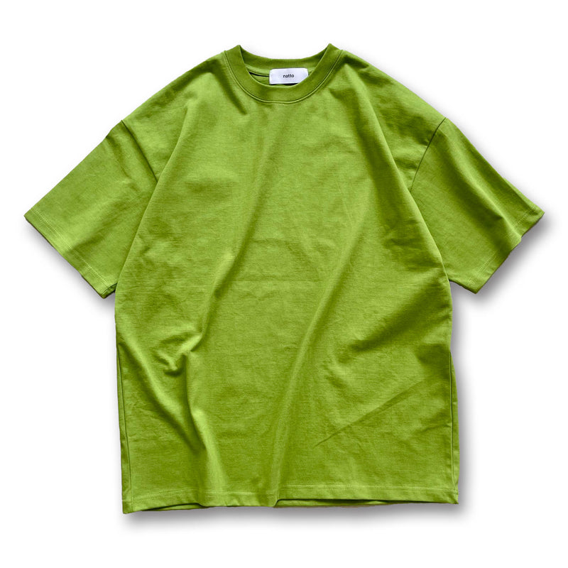 premium heavy weight over size tee / pistachioディティール画像