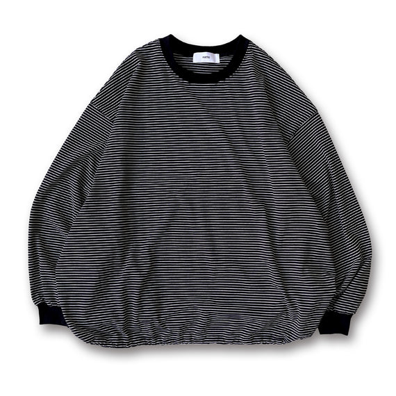 loose silhouette long sleeve / black