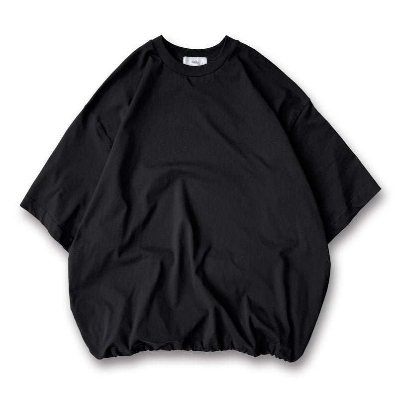 loose silhouette balloon short sleeve / blackディティール画像