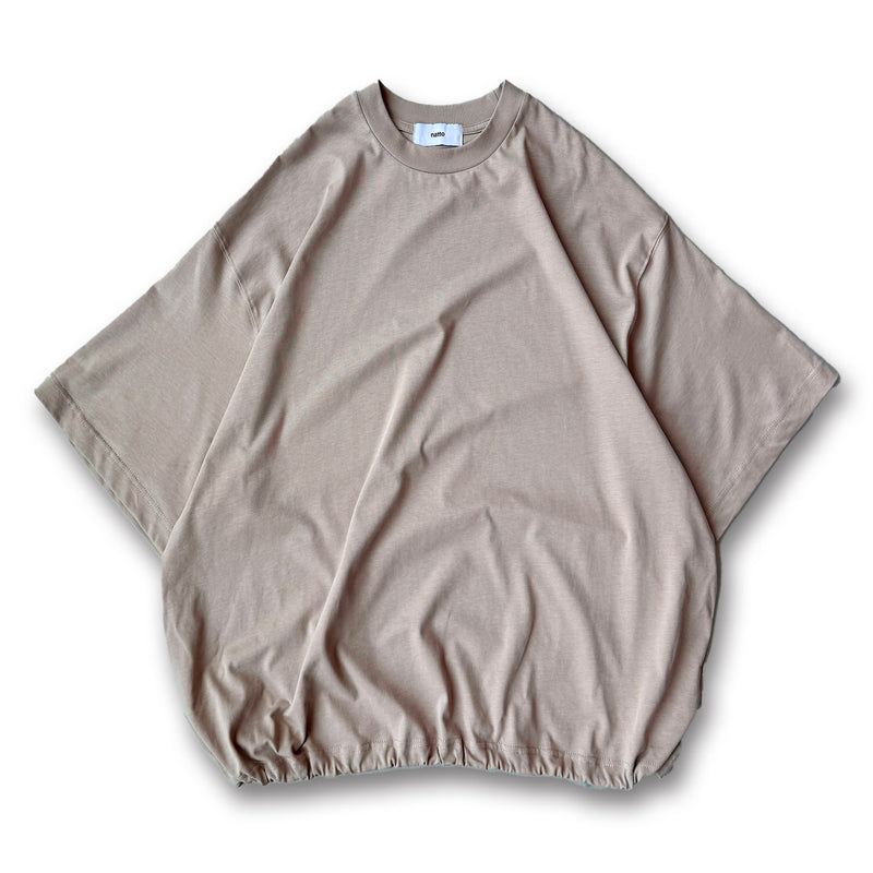 loose silhouette balloon short sleeve / beigeディティール画像