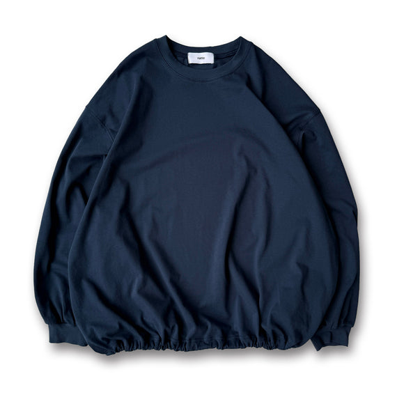 loose silhouette balloon long sleeve / navy