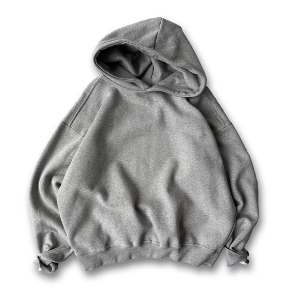 heavy weight standard volume hoodie / gray