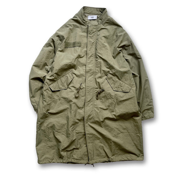 loose silhouette military mods coat / olive