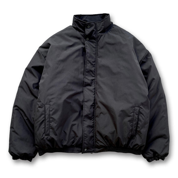 standard fake down blouson / black