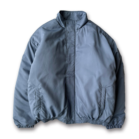 standard fake down blouson / smoky blue