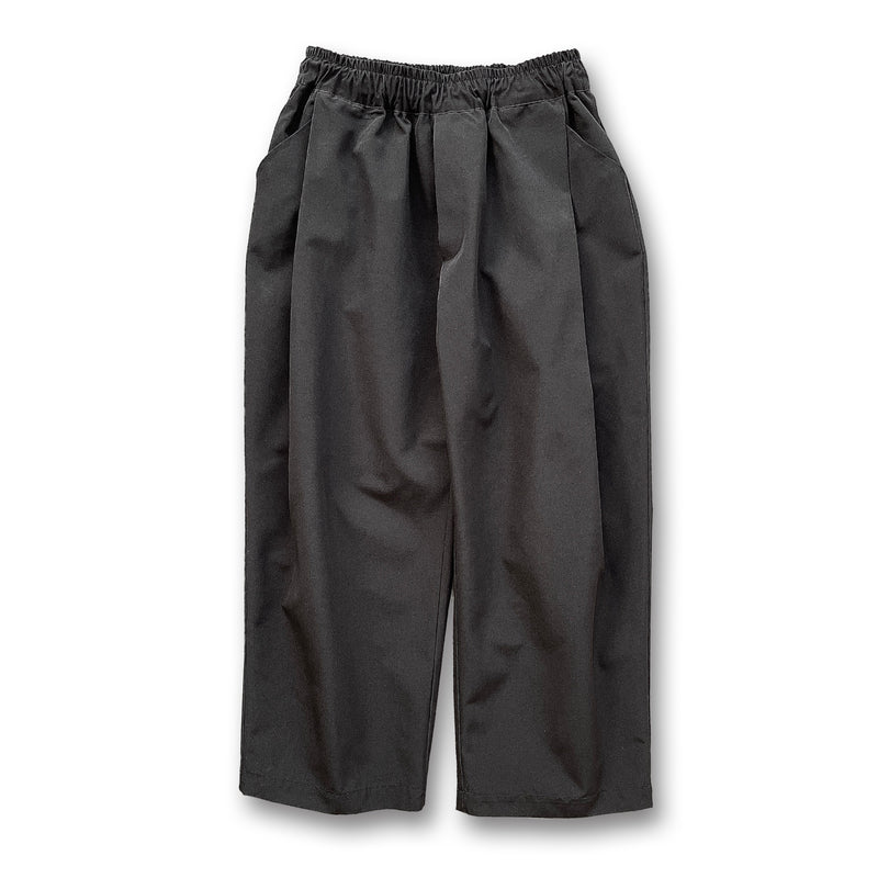 tuck wide pants / blackディティール画像