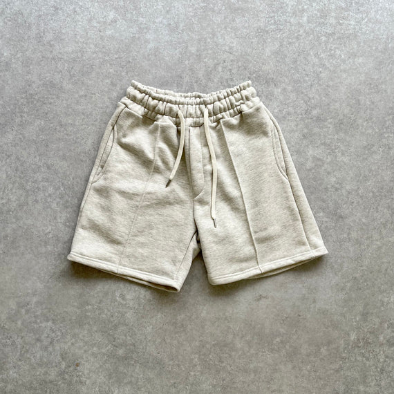 relax sweat shorts / beige