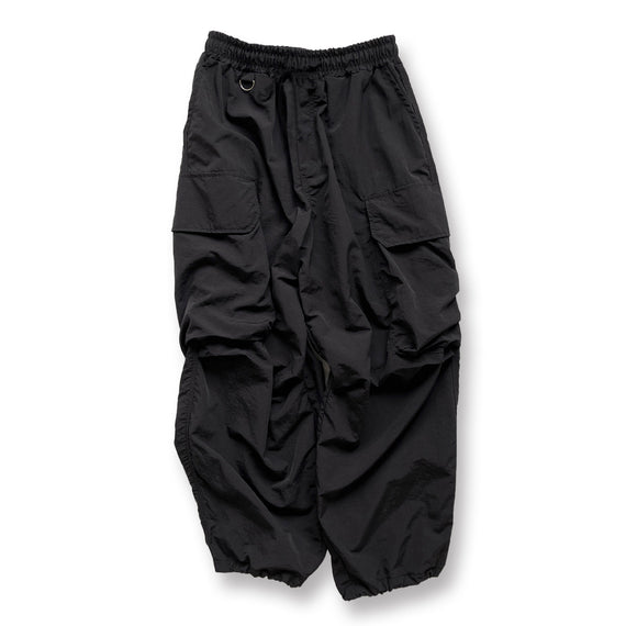 super loose silhouette cargo pants / black
