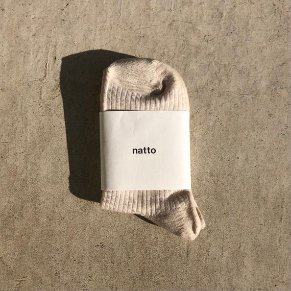 soft touch socks / beige