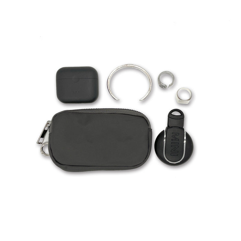 nylon multi pouch / charcoalディティール画像