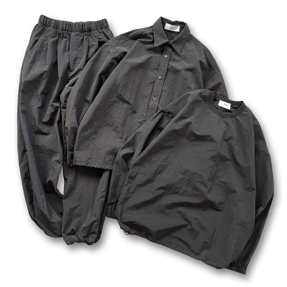 nylon set up exclusive set / black