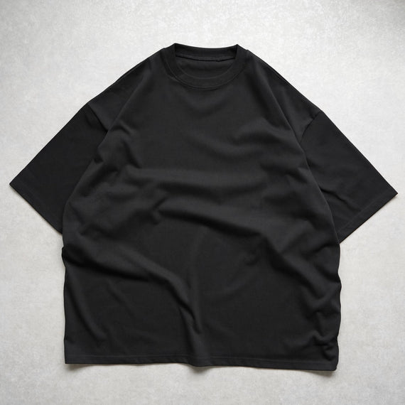 【SAMPLE】loose silhouette basic tee / black
