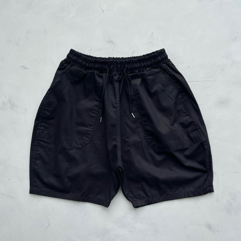 【SAMPLE】loose silhouette balloon shorts / blackディティール画像