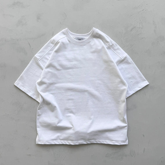 【SAMPLE】basic half sleeve tee / white