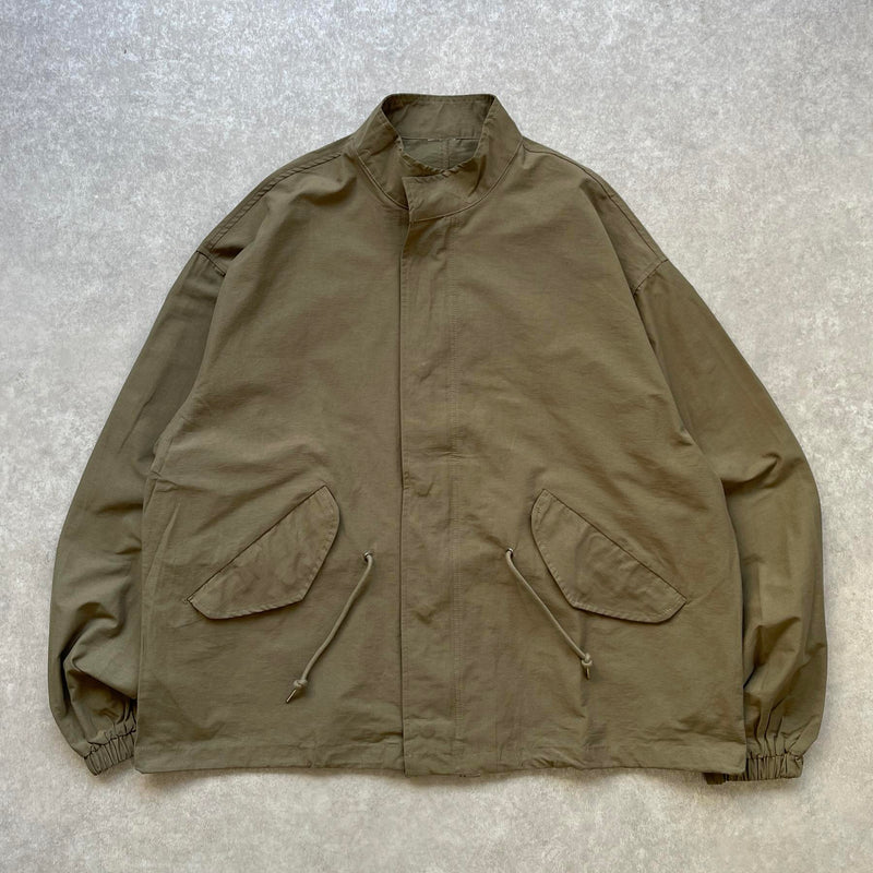 【SAMPLE】wide silhouette blouson / oliveディティール画像