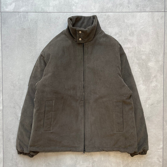 【SAMPLE】corduroy fake down blouson / khaki