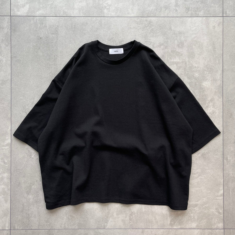 【SAMPLE】loose silhouette basic tee / blackディティール画像