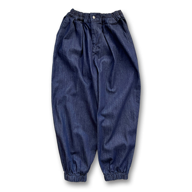 balloon jogger denim pants / indigoディティール画像
