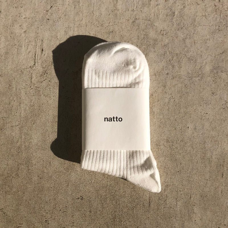 soft touch socks / whiteディティール画像