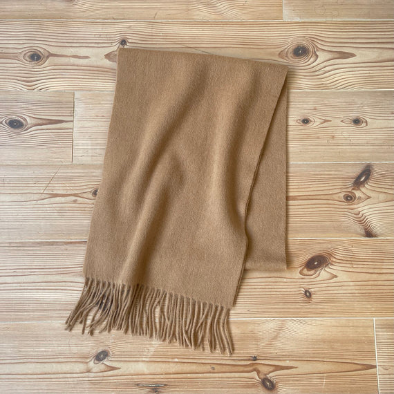 wool muffler / beige