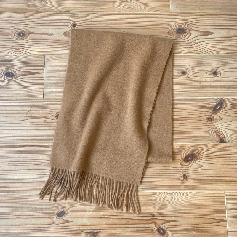 【SAMPLE】wool muffler / beigeディティール画像