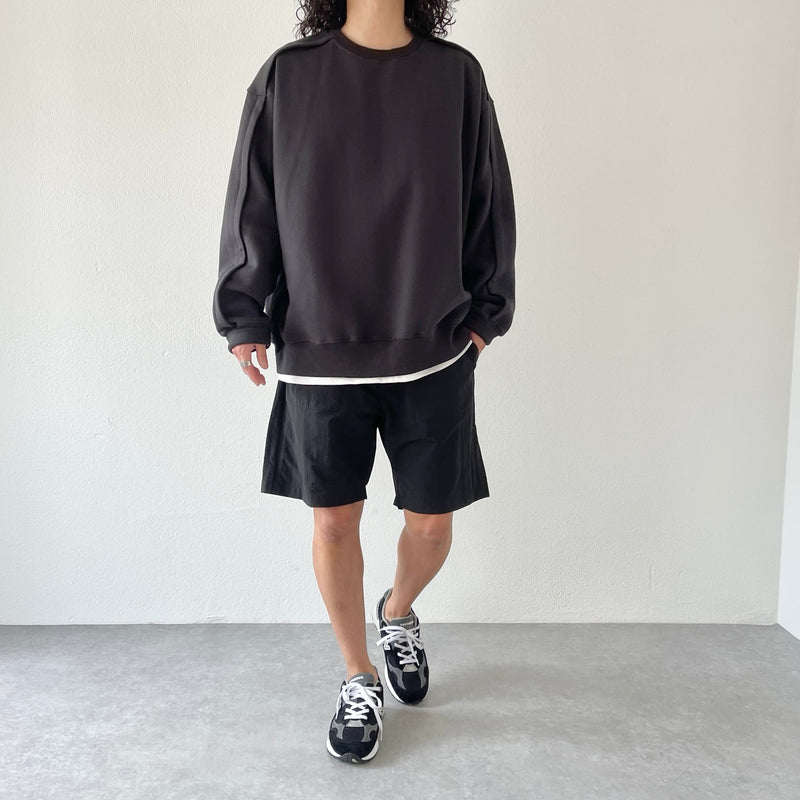 crew neck rough sweat / charcoal（クルーネック ラフスウェット ...