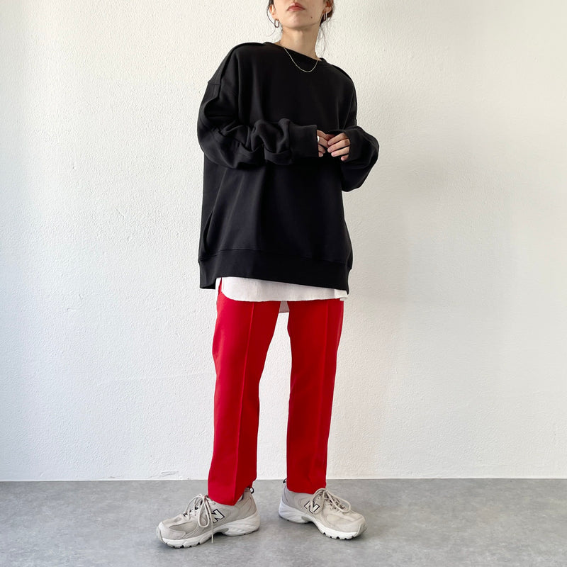 crew neck rough sweat / charcoal（クルーネック ラフスウェット ...