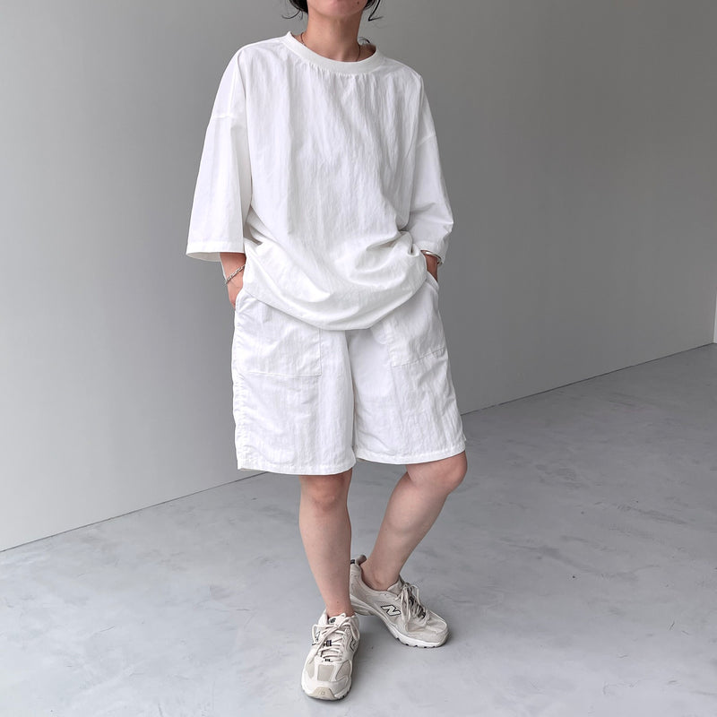 premium nylon setup / ivory（プレミアムナイロンセットアップ