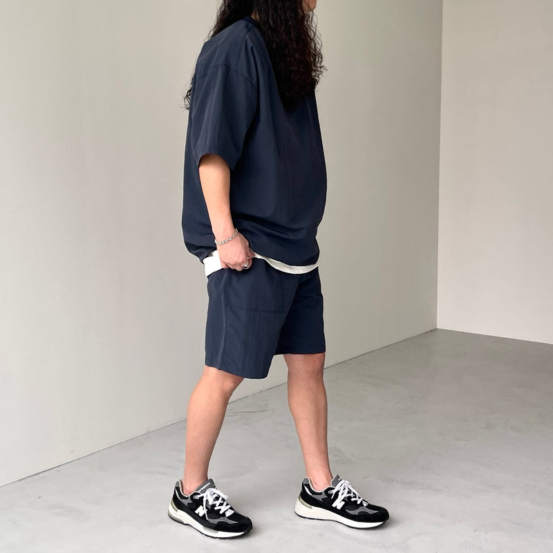 premium nylon setup / navy（プレミアムナイロンセットアップ