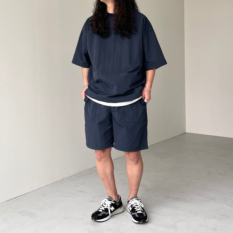 natto セットアップ premium nylon setup / navy（プレミアムナイロンセットアップ
