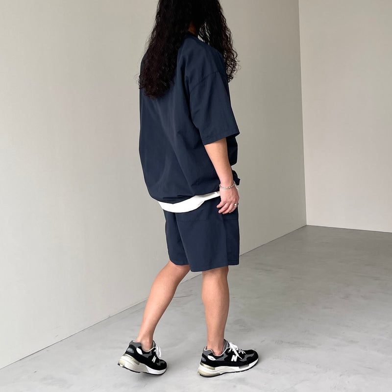 premium nylon setup / navy（プレミアムナイロンセットアップ