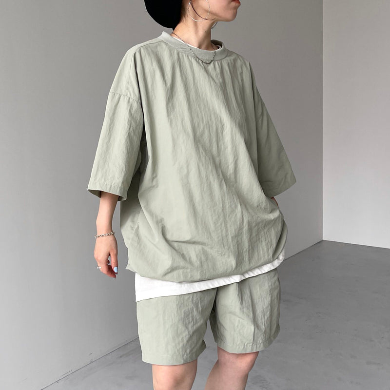 premium nylon setup / light green（プレミアムナイロンセットアップ