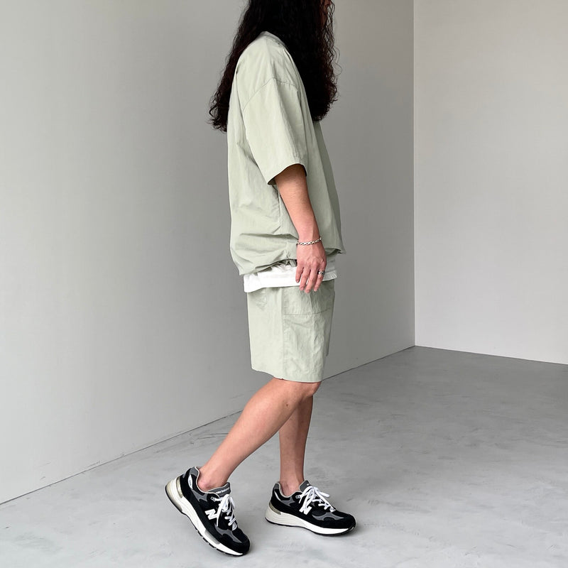 premium nylon setup / light green（プレミアムナイロンセットアップ
