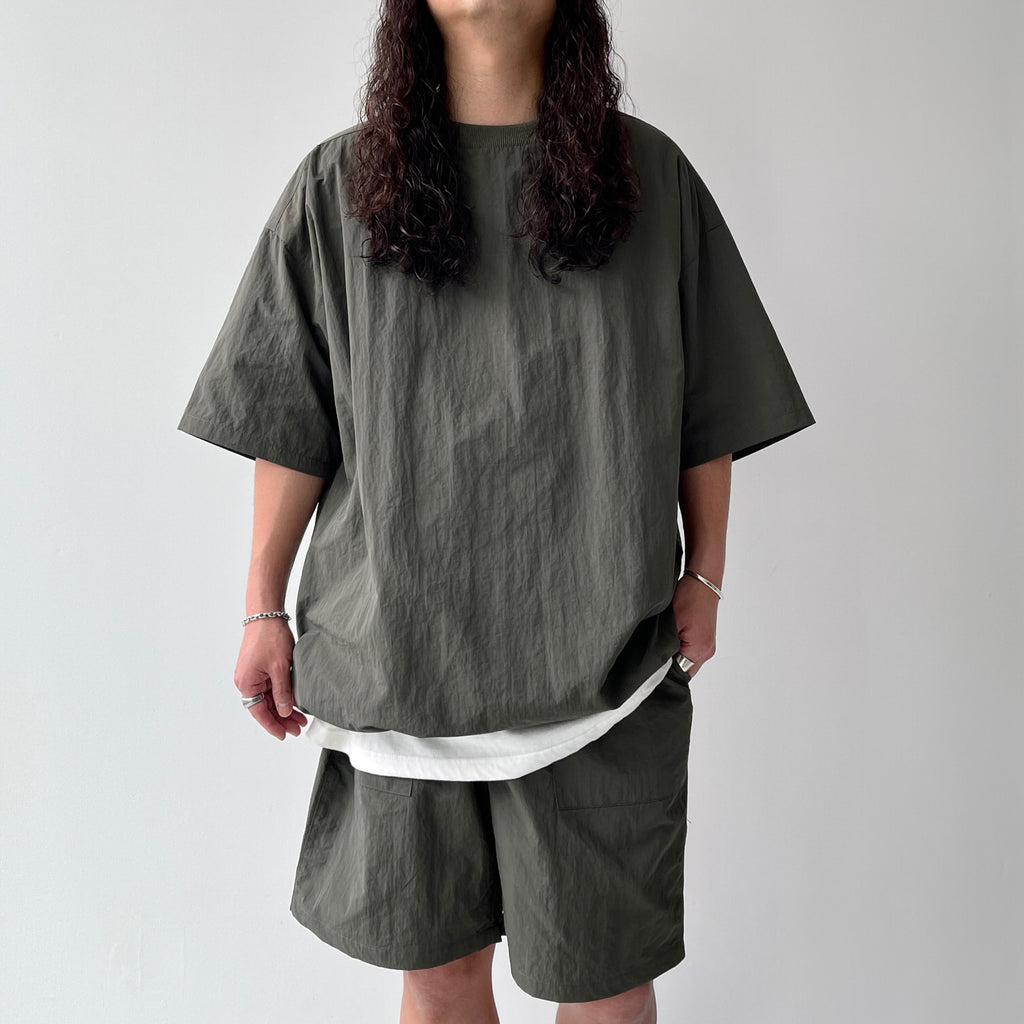 premium nylon setup / olive（プレミアムナイロンセットアップ