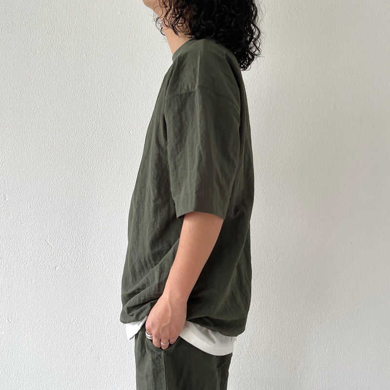 premium nylon setup / olive（プレミアムナイロンセットアップ