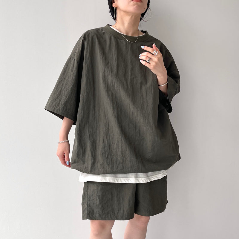 美品　natto セットアップ premium nylon setup / beige（プレミアムナイロンセットアップ