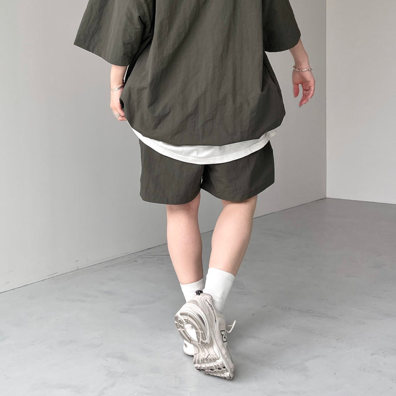 premium nylon setup / olive（プレミアムナイロンセットアップ