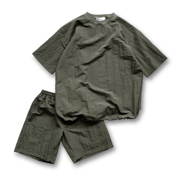 premium nylon setup / olive（プレミアムナイロンセットアップ