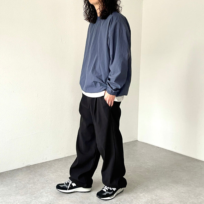 compact nylon pullover / navy（コンパクトナイロンプルオーバー