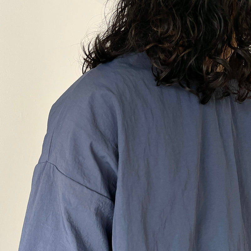 compact nylon pullover / navy（コンパクトナイロンプル