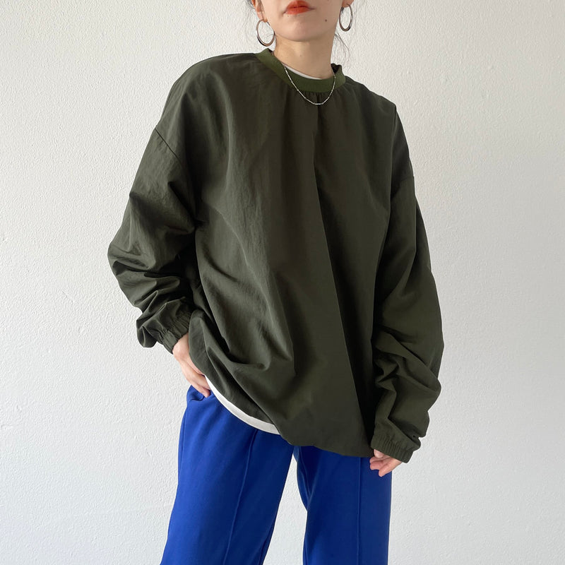 COCOLO Blanda アウター オリーブ　カーキ compact nylon pullover / olive（コンパクトナイロンプル