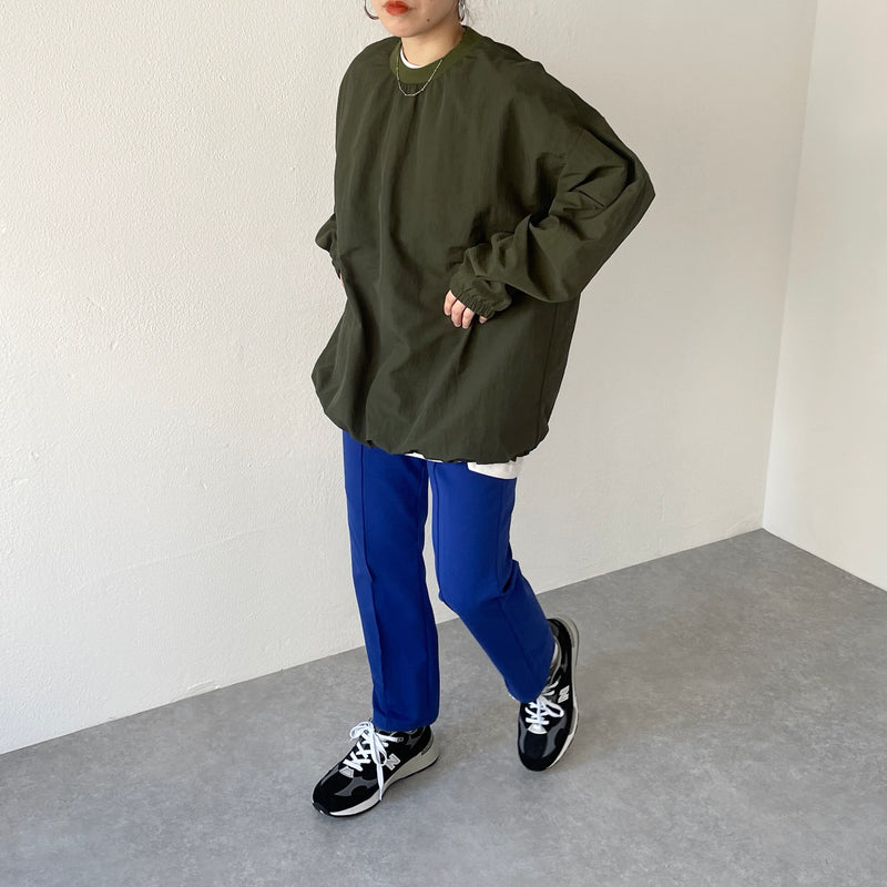 compact nylon pullover / olive（コンパクトナイロンプルオーバー