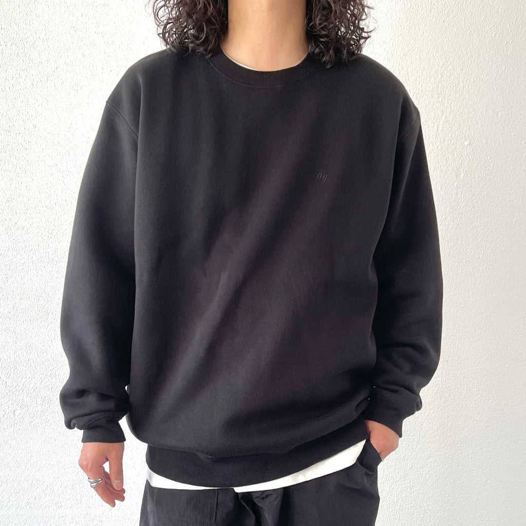 10.0oz natto logo sweat / black（ナットロゴスウェット