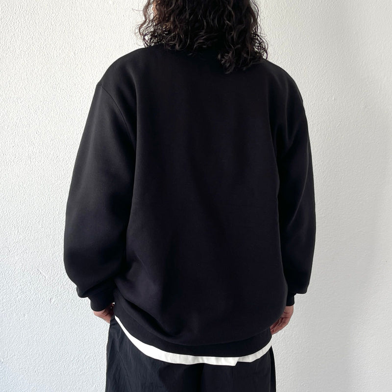 10.0oz natto logo sweat / black（ナットロゴスウェット / ブラック 