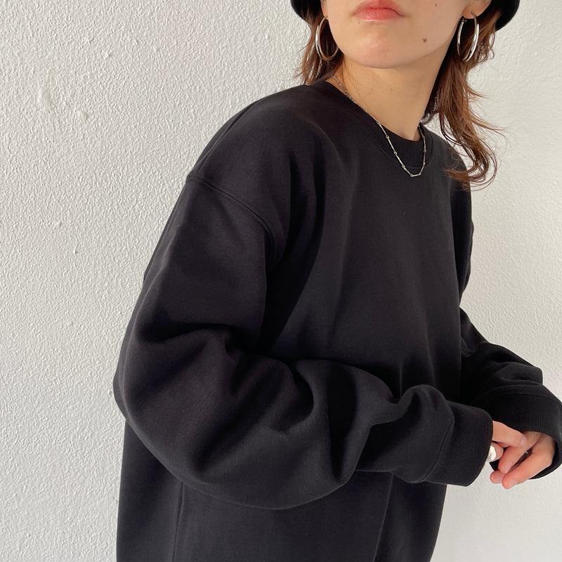 10.0oz natto logo sweat / black（ナットロゴスウェット