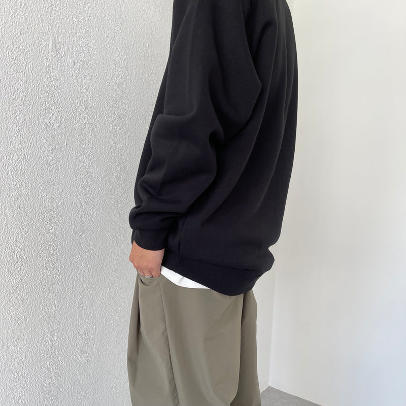 10.0oz natto logo sweat / black（ナットロゴスウェット / ブラック 