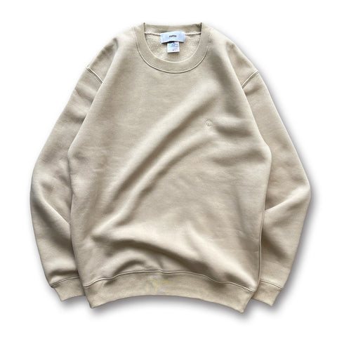 10.0oz natto logo sweat / beige