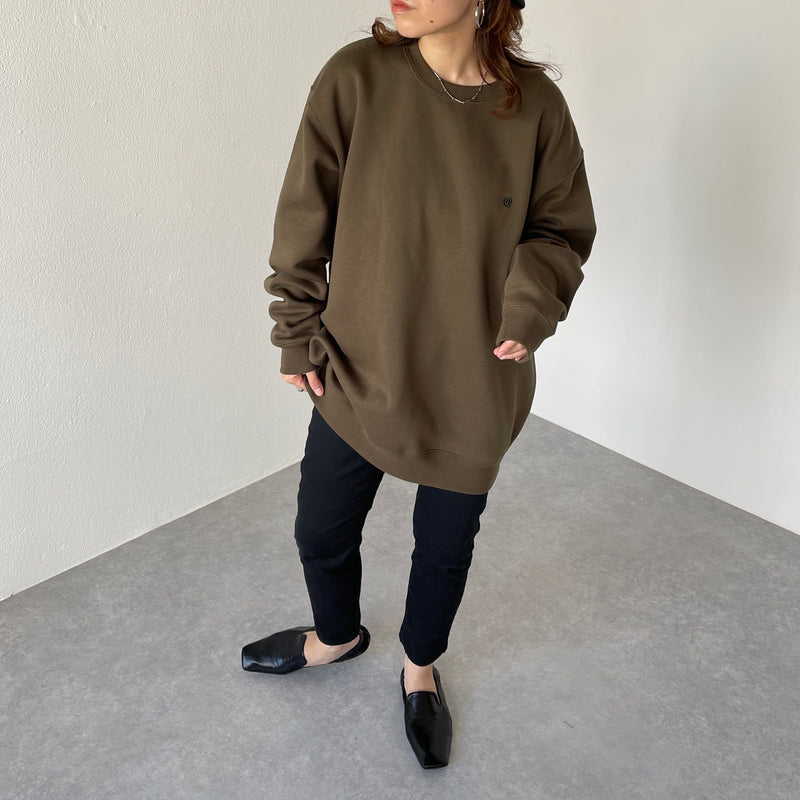 10.0oz natto logo sweat / khaki