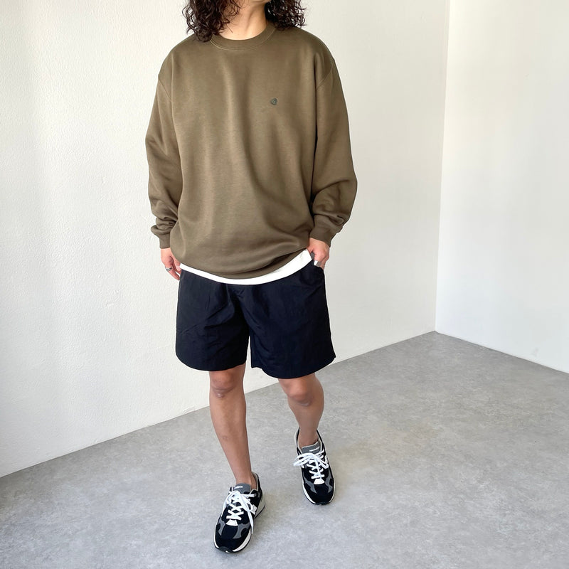 10.0oz natto logo sweat / khaki（ナットロゴスウェット / カーキ